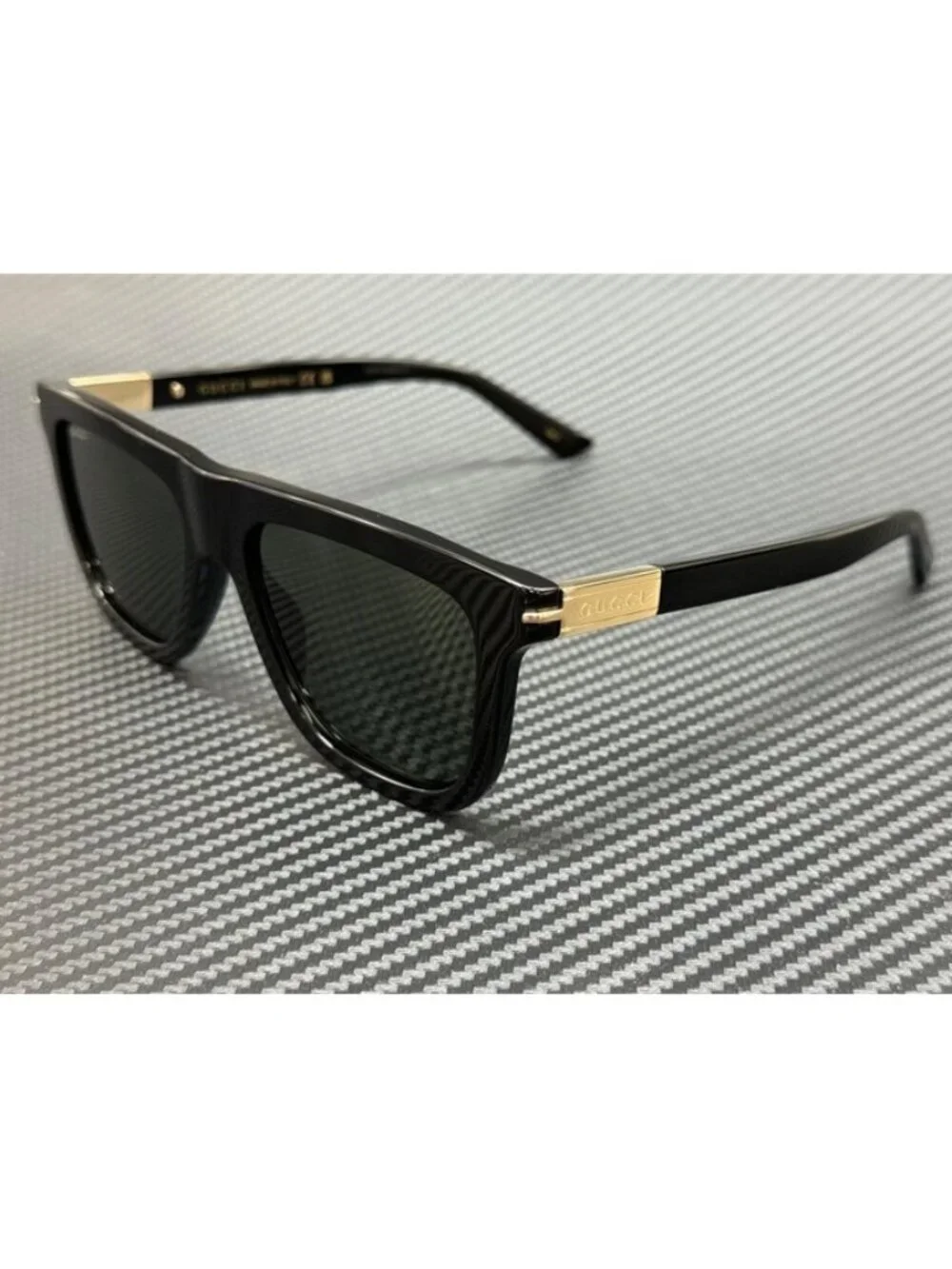 New Gucci Men Black Sunglasses 54-18-145